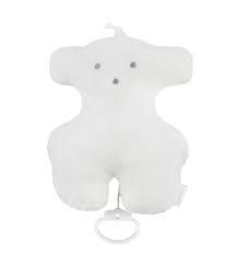OSITO MUSICAL PELO RIZADO BLANCO. TOY-1202/00001