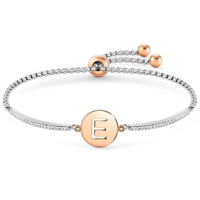 PULSERA MILLELUCI LETRA E EN ACERO. 028007 005 PULSERA MILLELUCI LETRA E EN ACERO. 028007 005