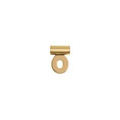 COLGANTE SEIMIA LETRA "O" ORO. 150406 015