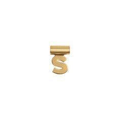 COLGANTE SEIMIA LETRA "S" ORO. 150406 019