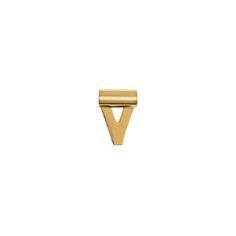 COLGANTE SEIMIA LETRA "V" ORO. 150406 022