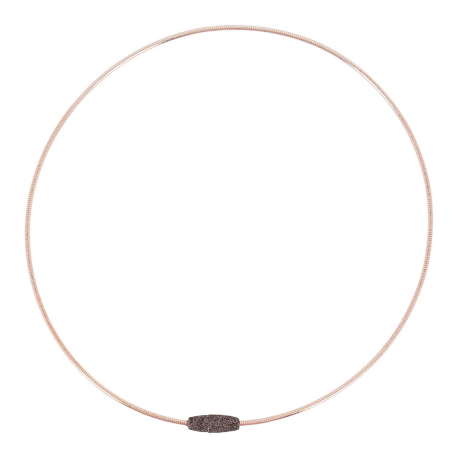 COLLAR DE PESAVENTO DNA POLVERE DI SOGNI MARRÓN. WDNAG962