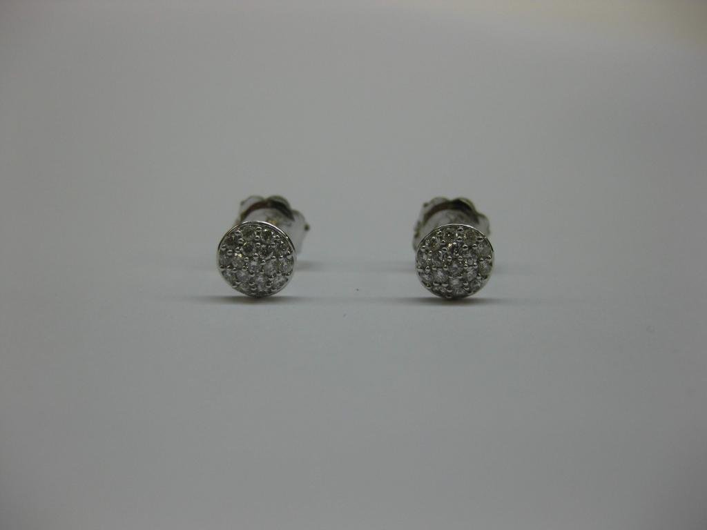 PENDIENTES DE ORO BLANCO Y DIAMANTES