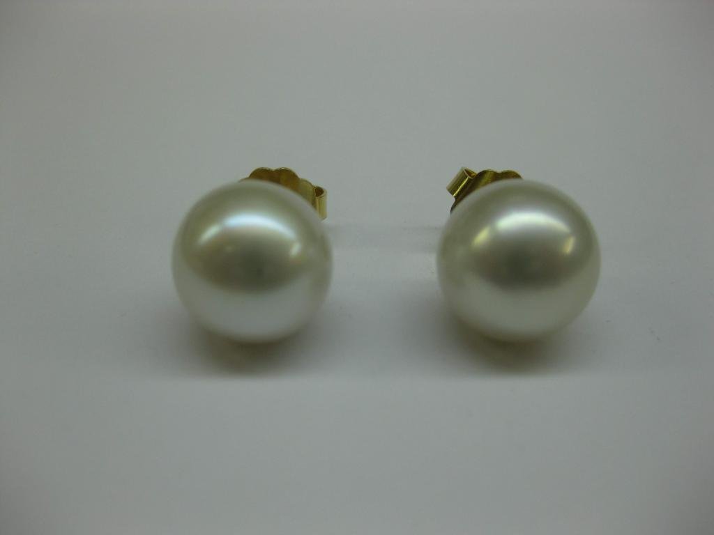 PENDIENTES DE ORO Y PERLAS AUSTRALIANAS