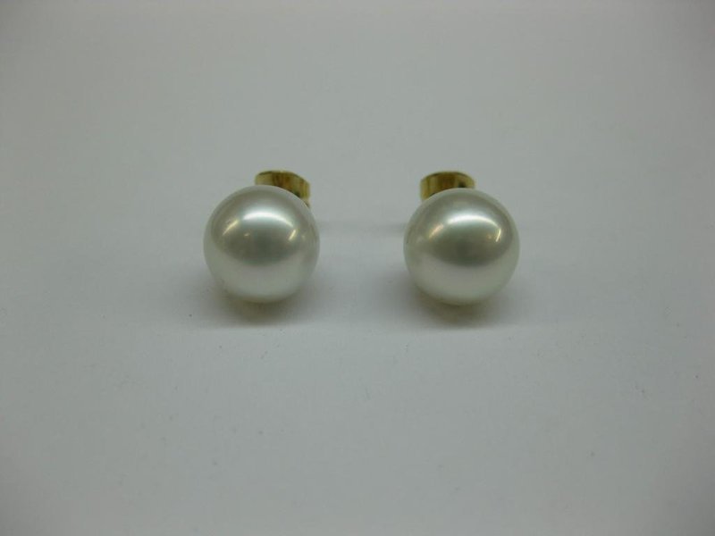 PENDIENTES DE ORO CON PERLAS AUSTRALIANAS