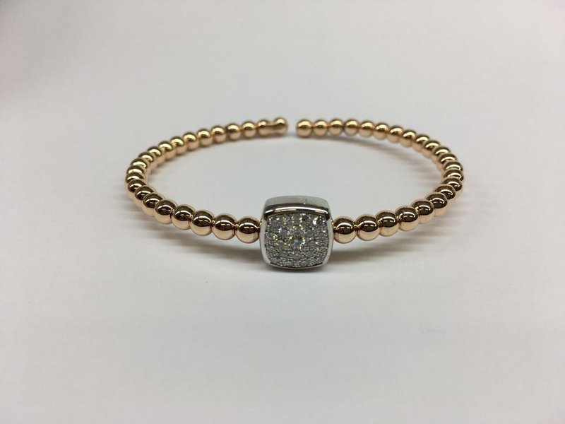 PULSERA DE ORO CON DIAMANTES. PU0139