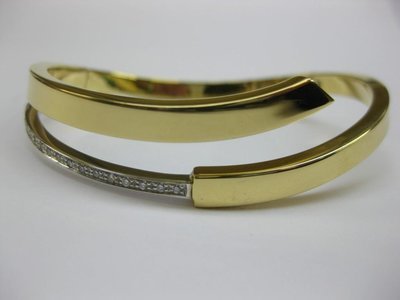 PULSERA DE ORO CON DIAMANTES PULSERA DE ORO CON DIAMANTES