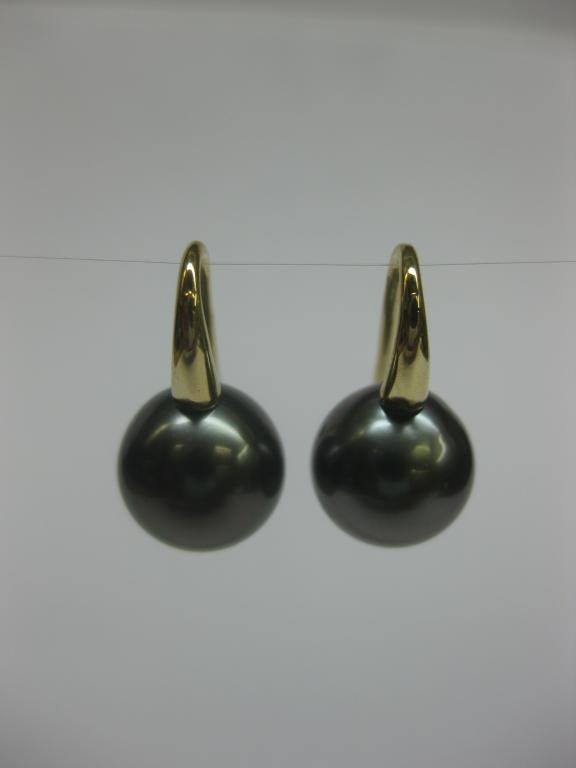 PENDIENTES DE ORO CON PERLAS