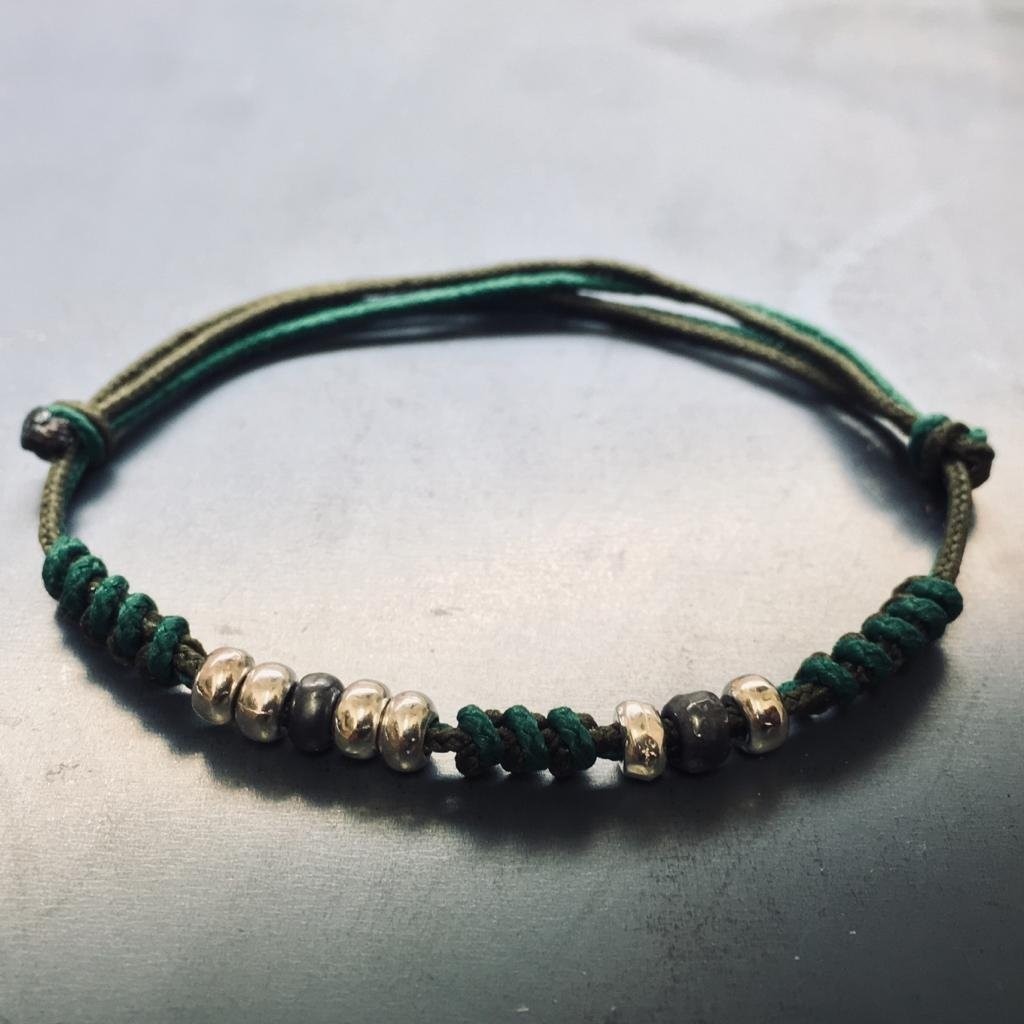PULSERA DE NUDOS Y PLATA KNOTS.01