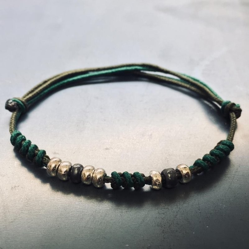 PULSERA DE NUDOS Y PLATA KNOTS.01