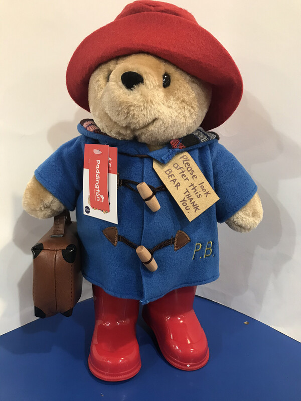 Paddington Bear with Suitcase and Wellington Boots