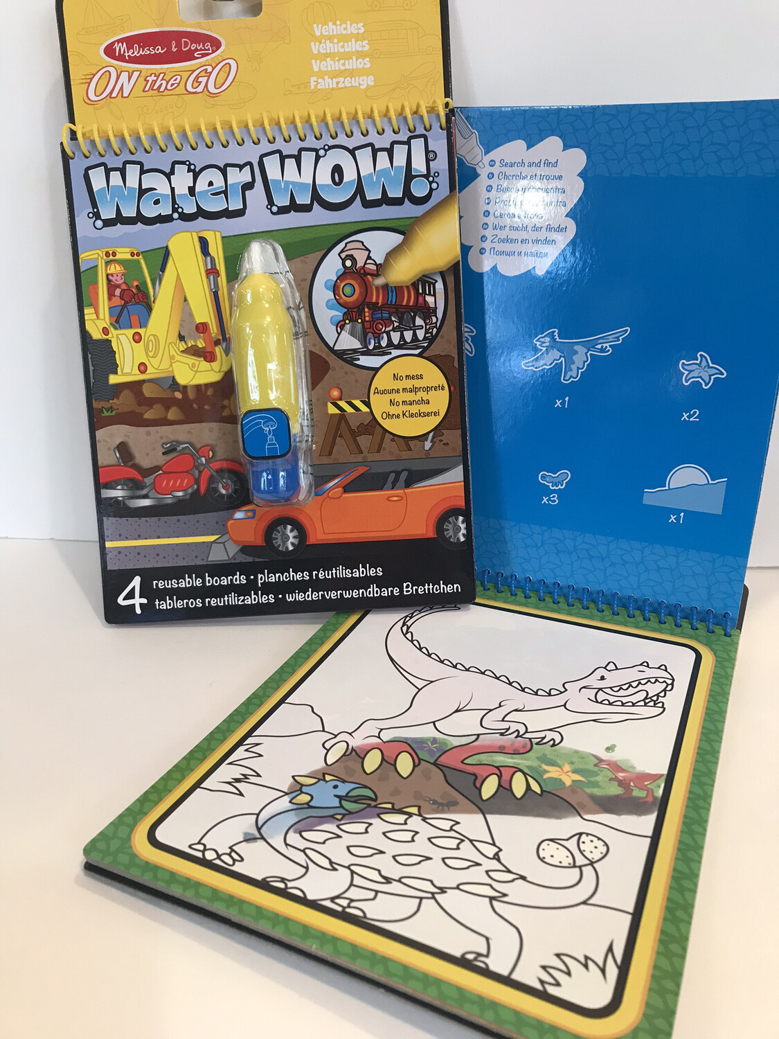Melissa and Doug Water Wow Vehicles Reusable Colouring Pad 