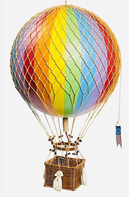 Hot Air Balloon Large Rainbow