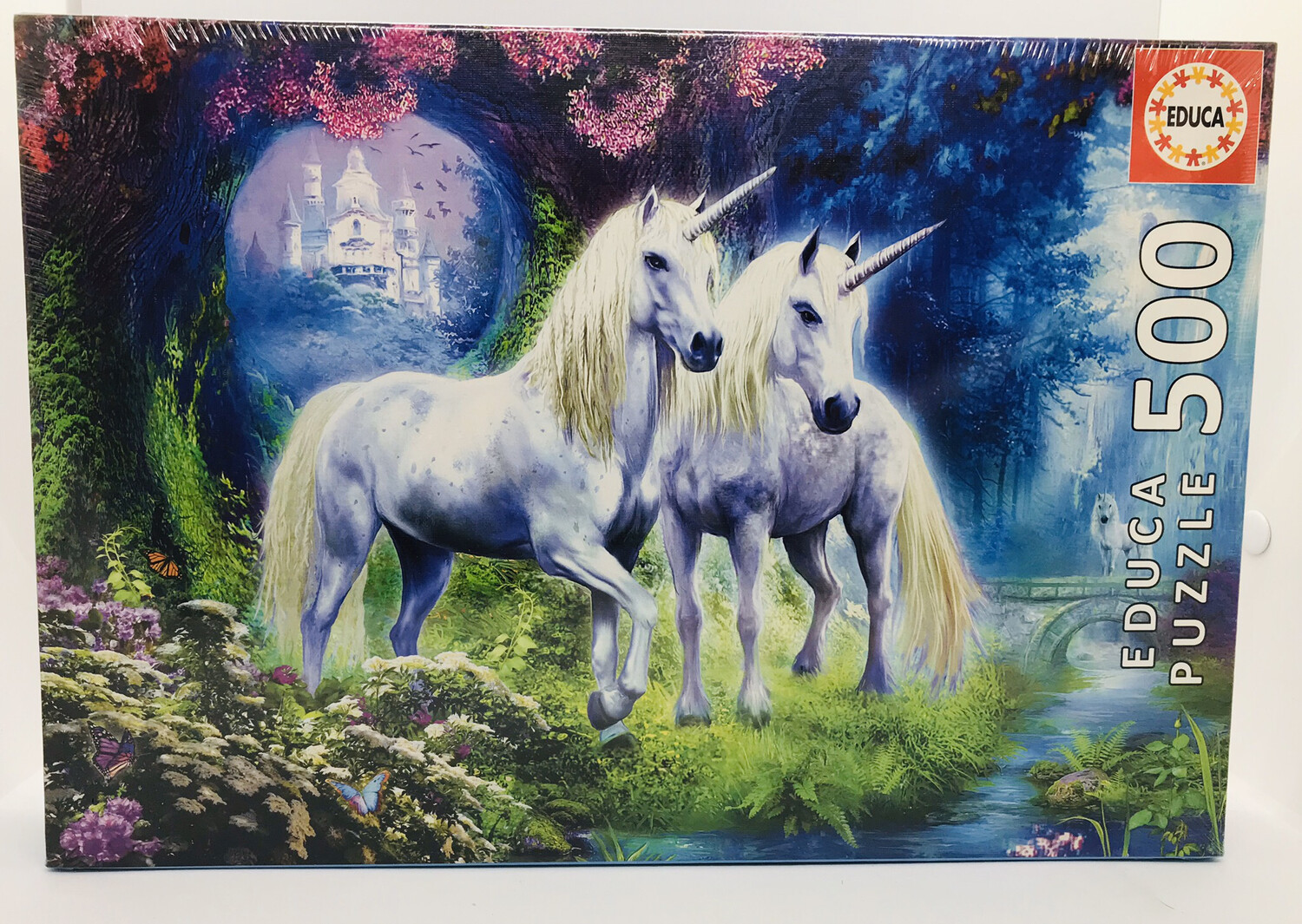 500 Piece Jigsaw Puzzle Unicorns In The Forest