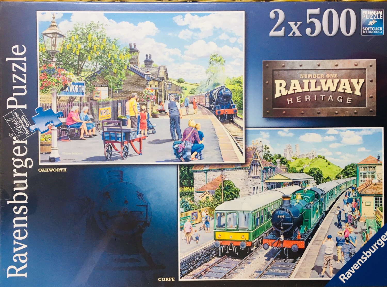 Ravensburger 2x500piece Railway Heritage Jigsaw Puzzle