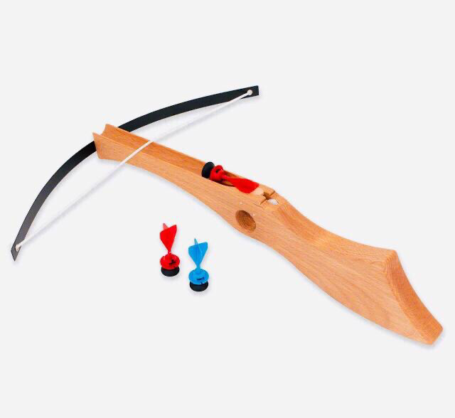 Vah Quality Wooden Crossbow With 3 Suction Darts