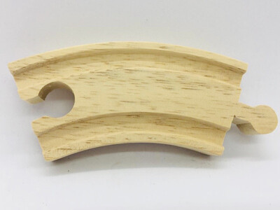 Wooden Train Track Short Curve