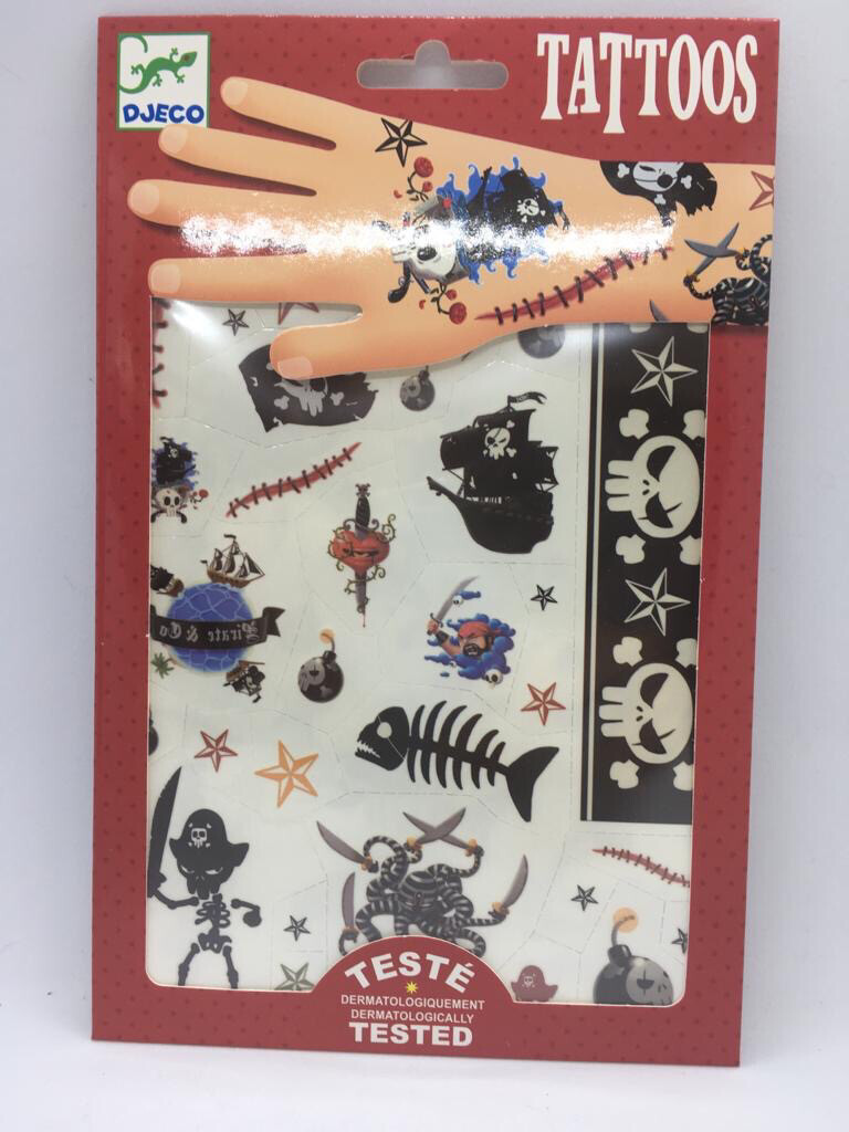 Djeco Temporary Tattoos Pirates
