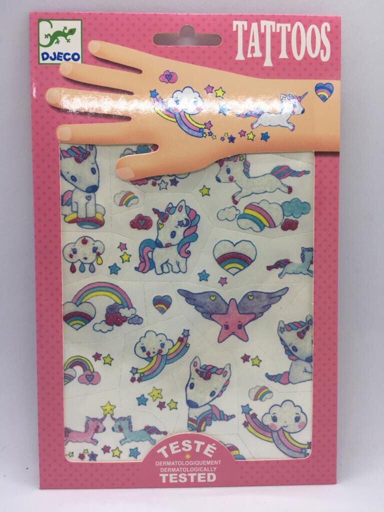 Djeco Temporary Tattoos Unicorns 