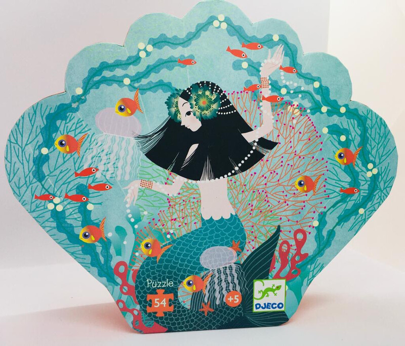 Djeco Jigsaw Puzzle 54 Pieces Water Paradise Mermaid
