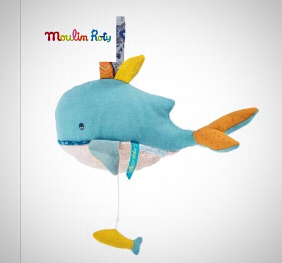 Musical Soft Toy Josephine The Whale Le d’Olga Moulin Roty