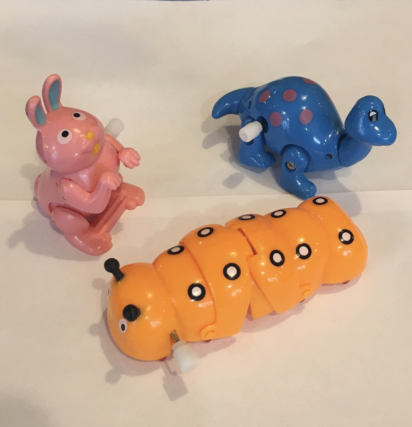 Pocket Money Clockwork Collection : Caterpillar , Dinosaur And Flip Over Animals