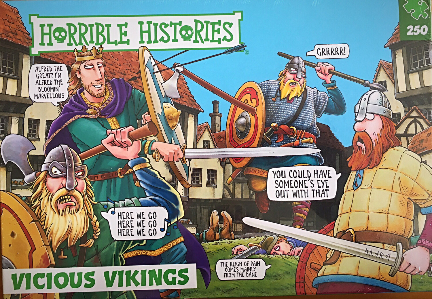 Jigsaw Puzzle 250 Pieces Horrible Histories Vicious Vikings