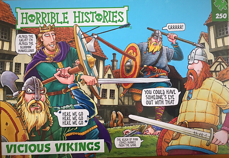Jigsaw Puzzle 250 Pieces Horrible Histories Vicious Vikings