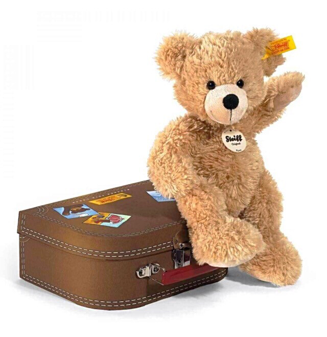 Steiff Teddy Bear Fynn In A Suitcase