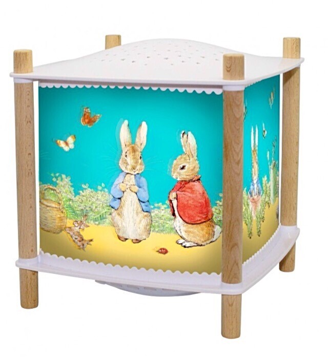 Trousselier Rotating Musical Star Projector Night Light, Beatrix Potter’s Peter Rabbit