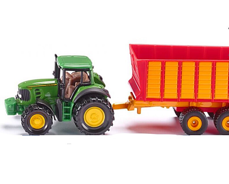 Siku John Deere Tractor With Silage Trailer 1650