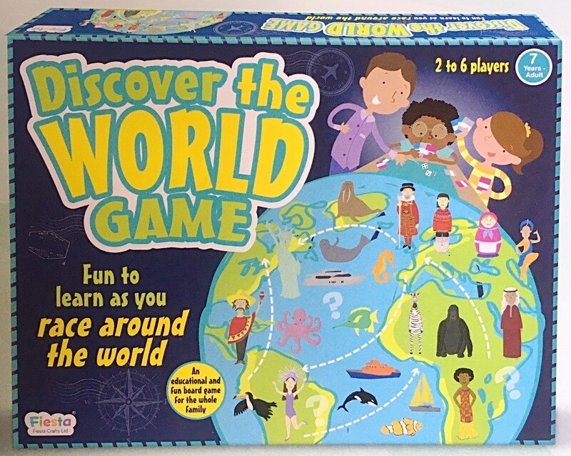 Discover The World Family Board Game