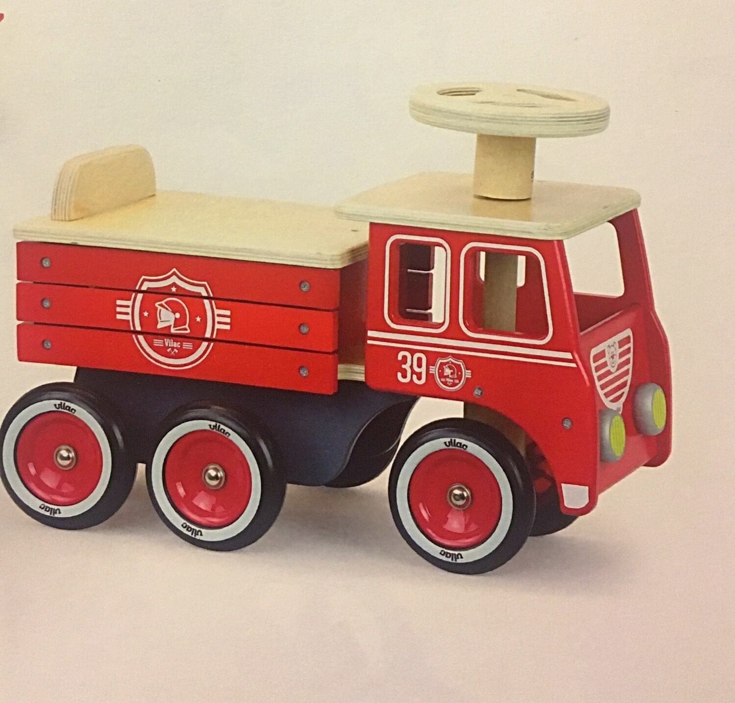 Vilac Wooden Ride on Fire Truck*
