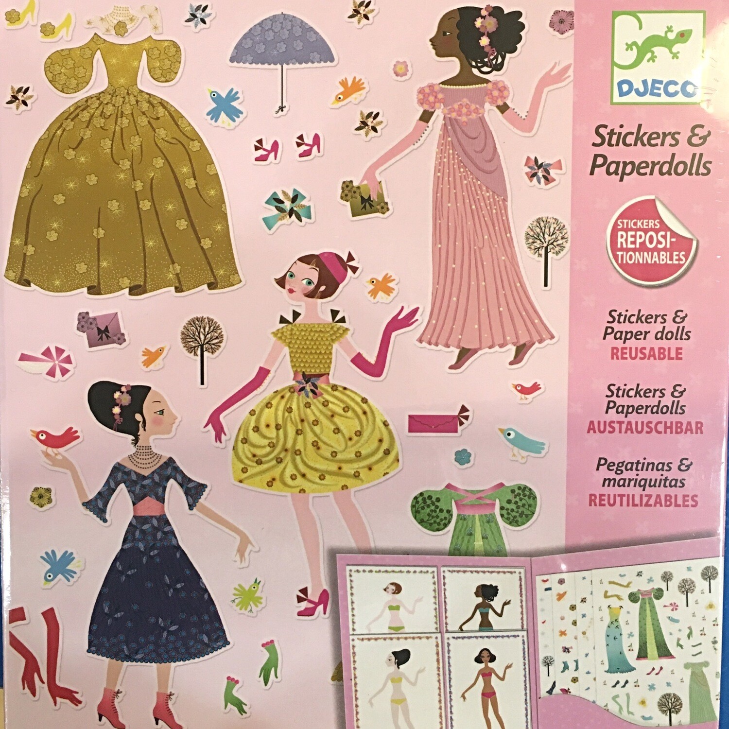 Djeco Reusable Stickers and Paper dolls