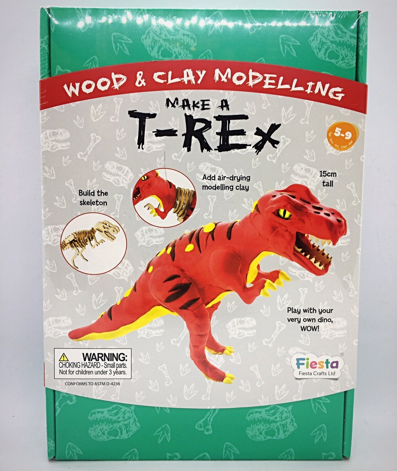 Make A T-Rex Wood &amp; Clay Modelling