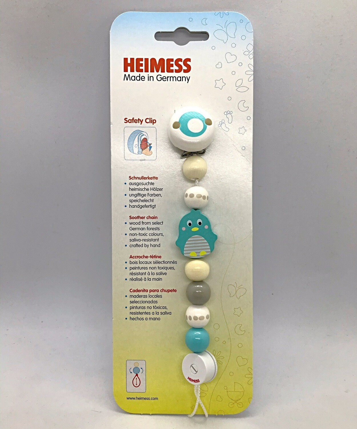 Heimess Wooden Dummy Holder Penguin