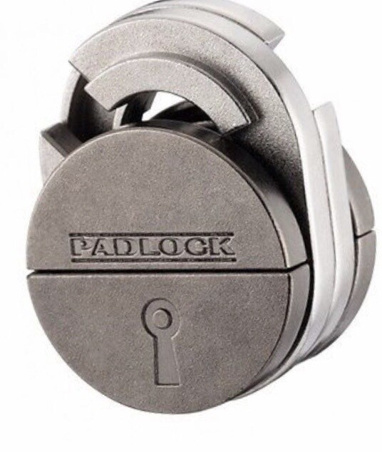 Hanayama Cast Padlock Level 5 Puzzle Age 10 to 99