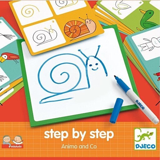 Djeco Step By Step Drawing Animals