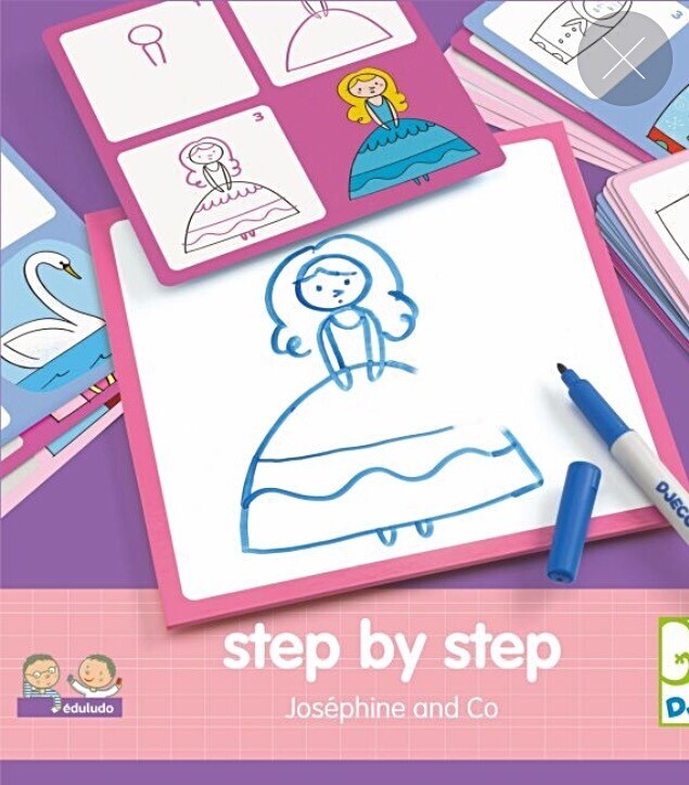 Djeco Step By Step Drawing Josephine