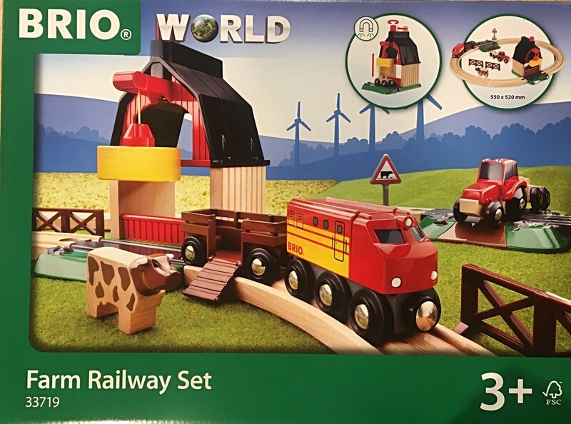 Brio Farm Railway Train Set