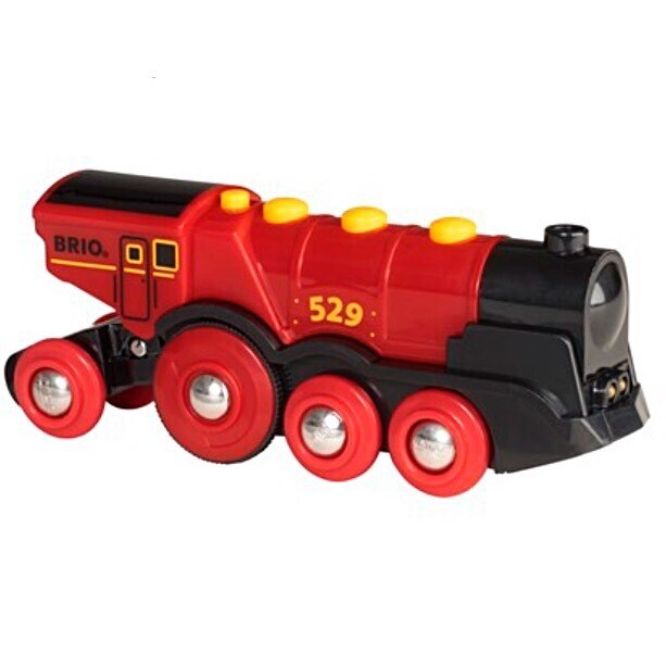 Brio Mighty Red Action Locomotive Battery Powered Train