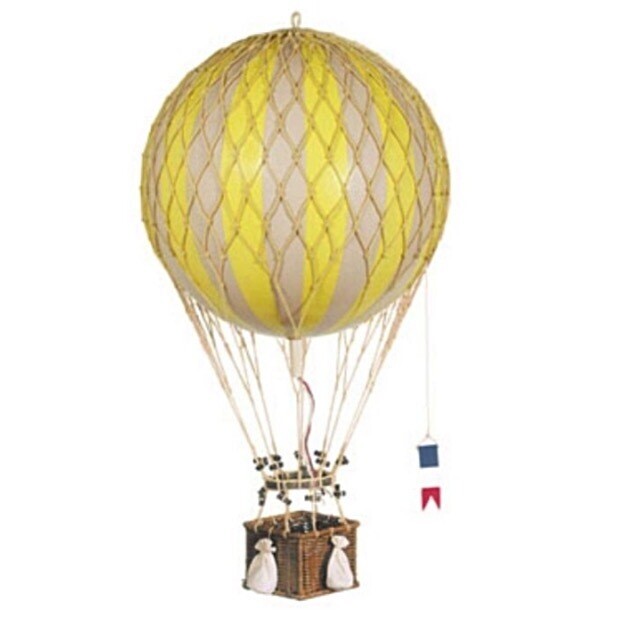 Hot Air Balloon Large Yellow 
