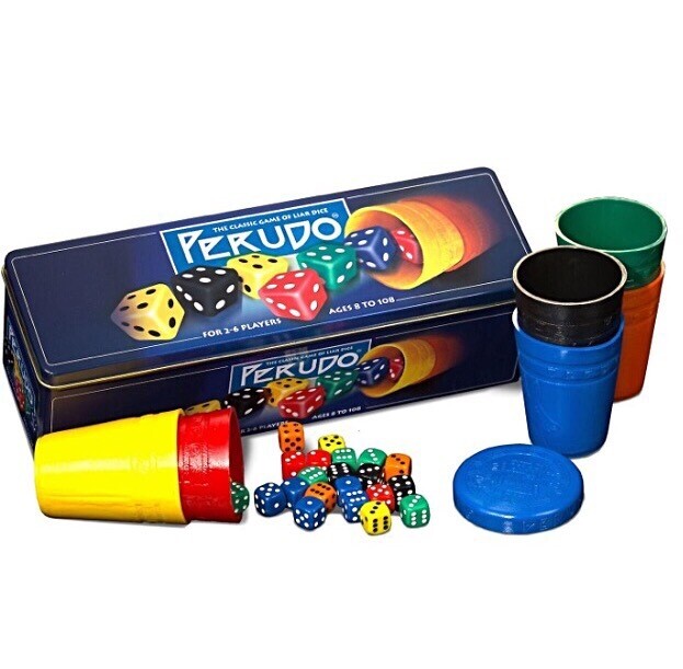 Perudo Game in a Tin Box