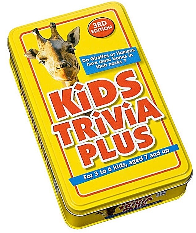 Kids Trivia Plus in a Tin Box