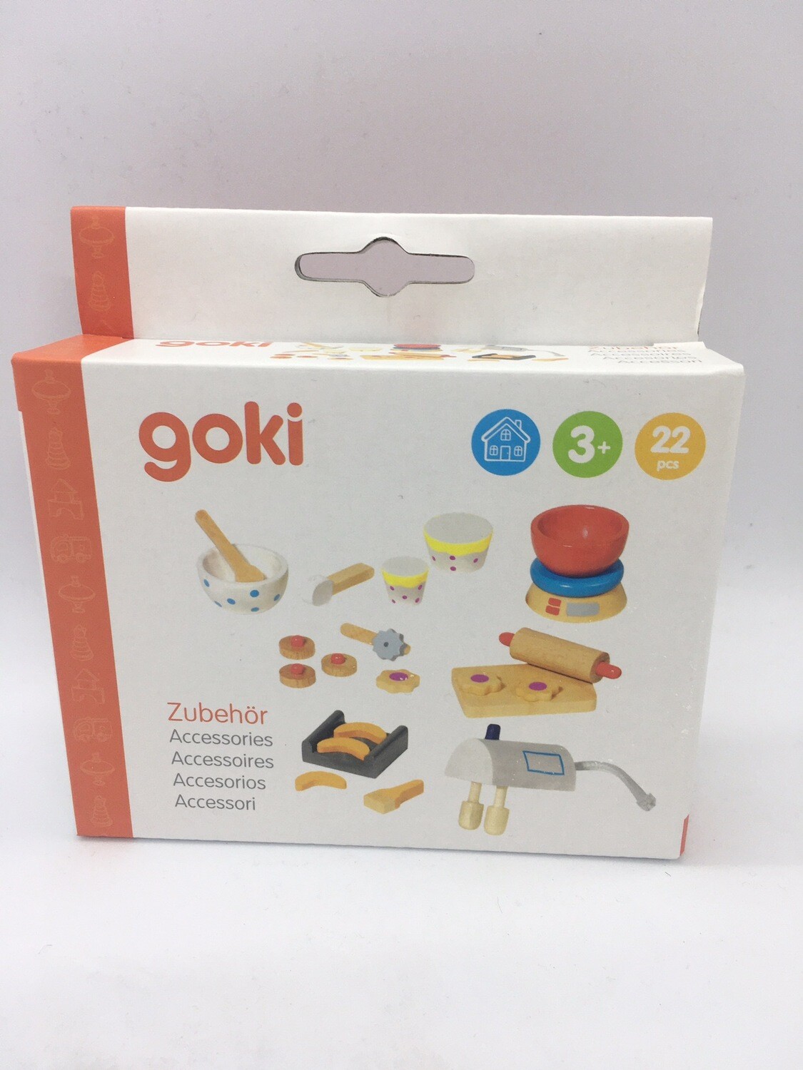 Doll House Wooden Accessories Baking Biscuits