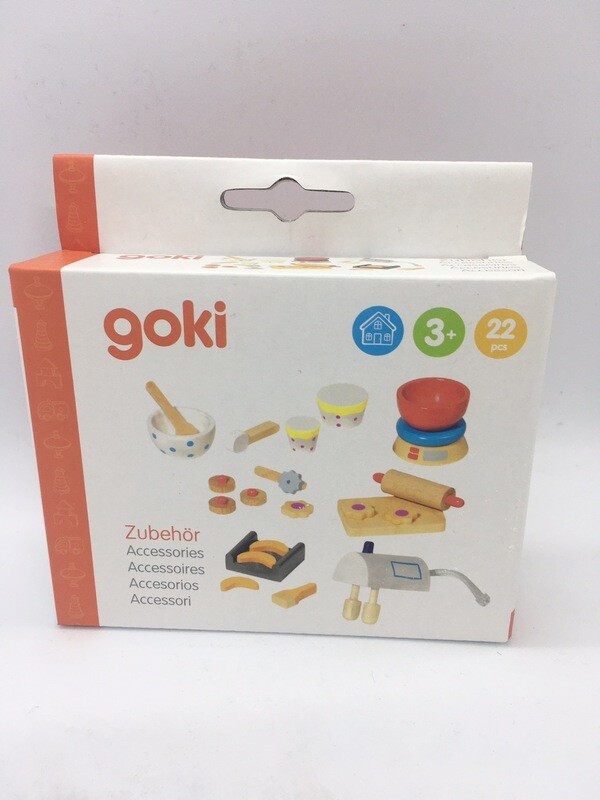 Doll House Wooden Accessories Baking Biscuits