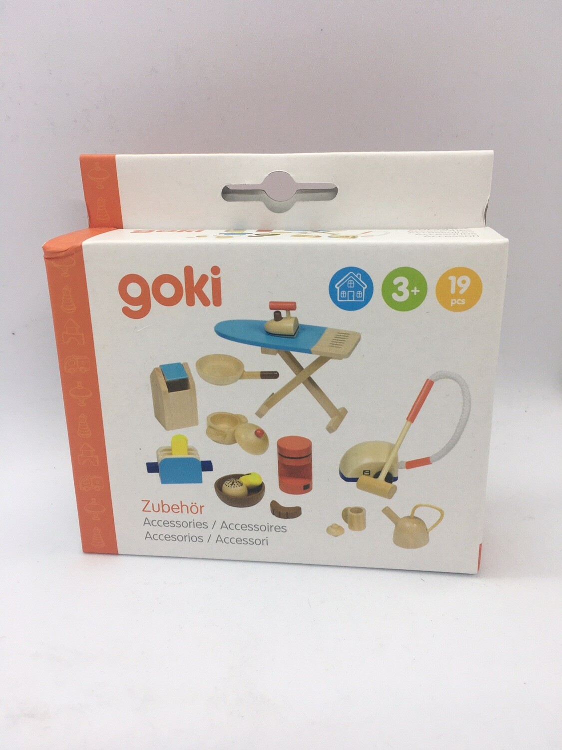 Doll House Wooden Kitchen Accessories with Vacuum Cleaner