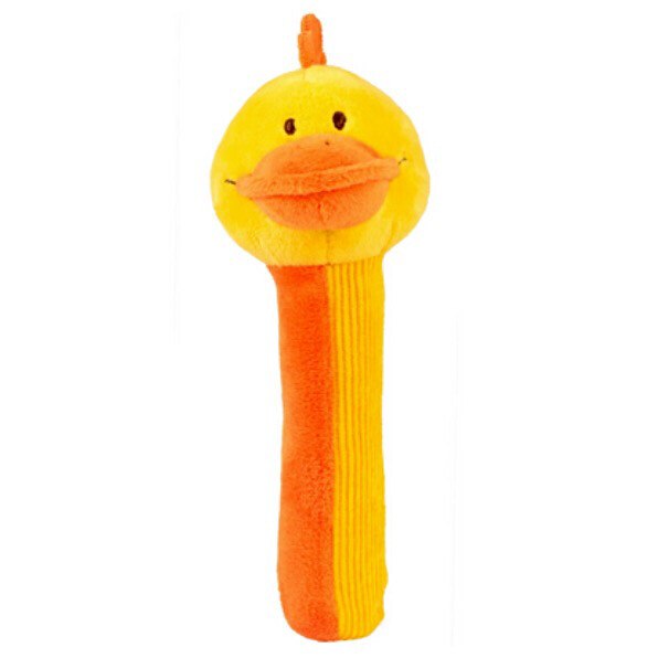 Squeakaboo Duck Soft Baby Rattle