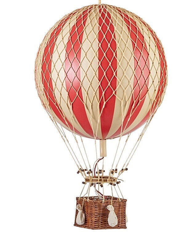 Hot Air Balloon Large Red