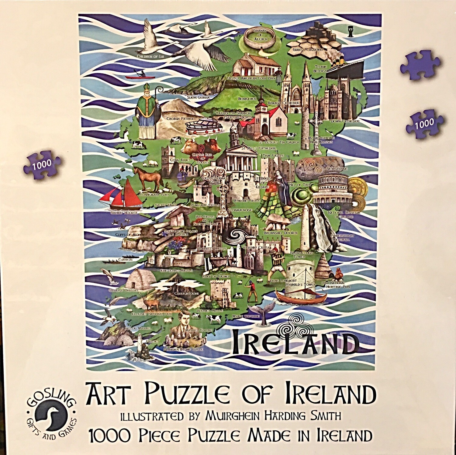 Gosling 1000 Piece Jigsaw Puzzle Art of Ireland 